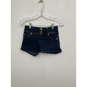 Studio F Premium Denim women’s Mom shorts Blue Size 6 Mid Rise 5 Pockets